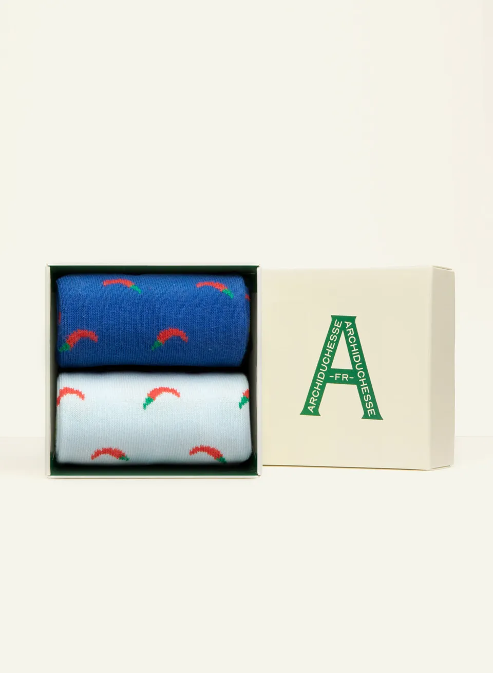archiduchesse-fantaisie-archi-piquant-chaussettes-duo-36-41-coton image 1
