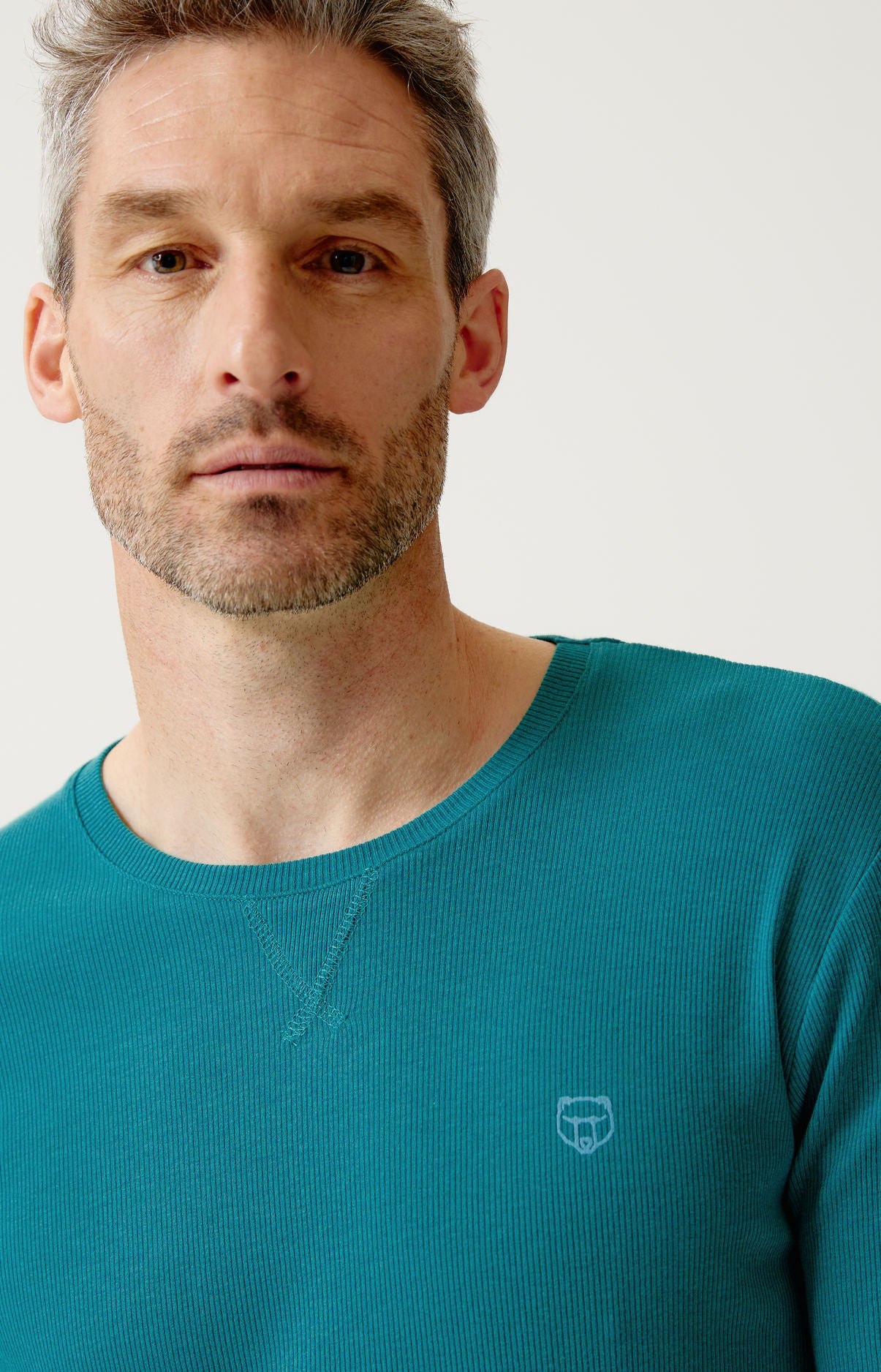 arthur-bob-sapin-tee-shirt-manches-longues-vert-coton-modal image 2