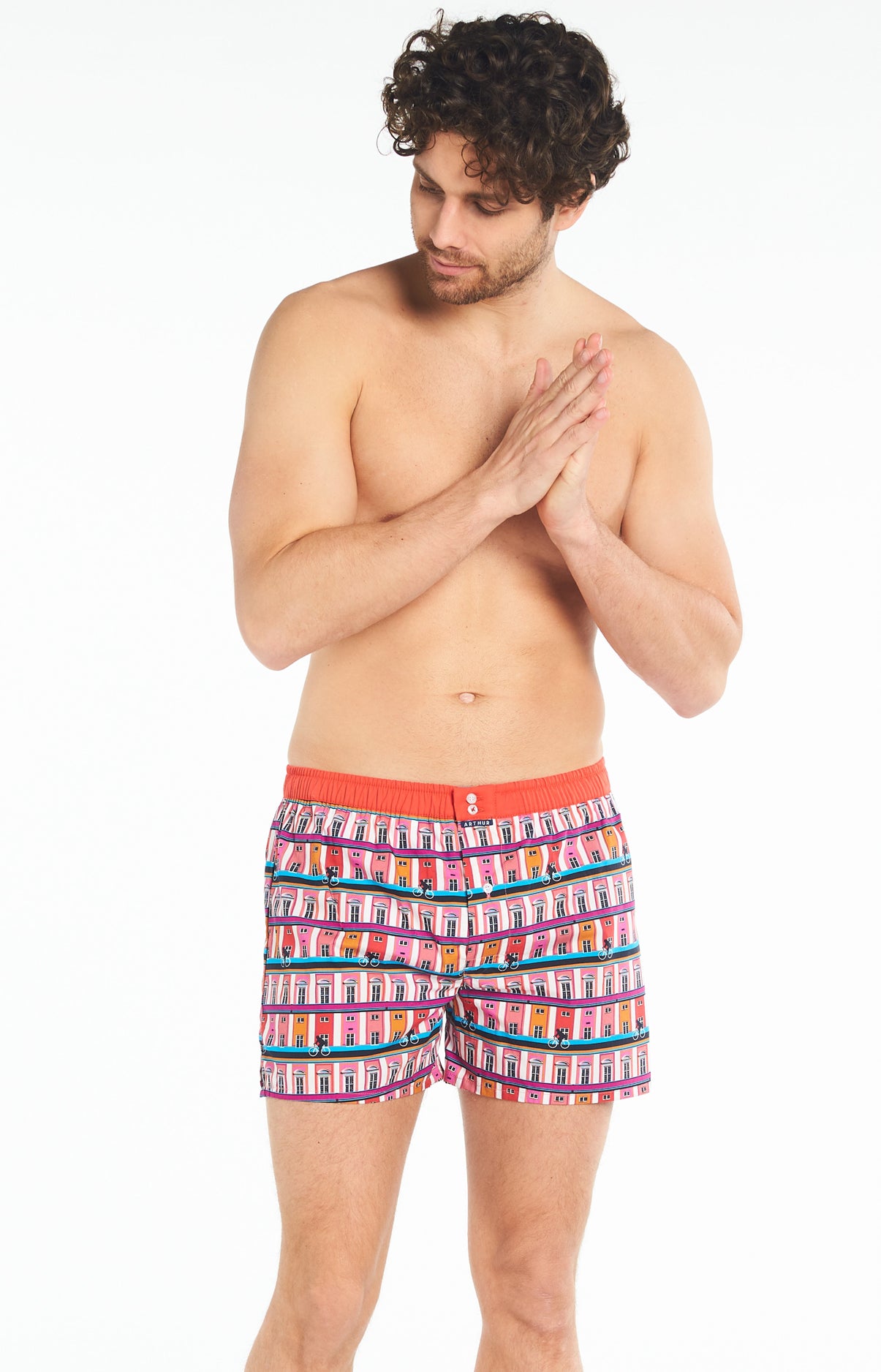 arthur-le-club-n-938-cale-on-homme-multicolore-coton-bio image 2