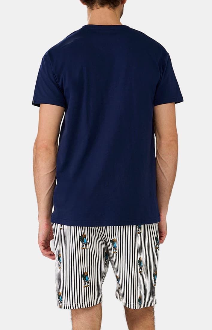 arthur-bob-randormeur-pyjashort-marine-coton-bio image 6
