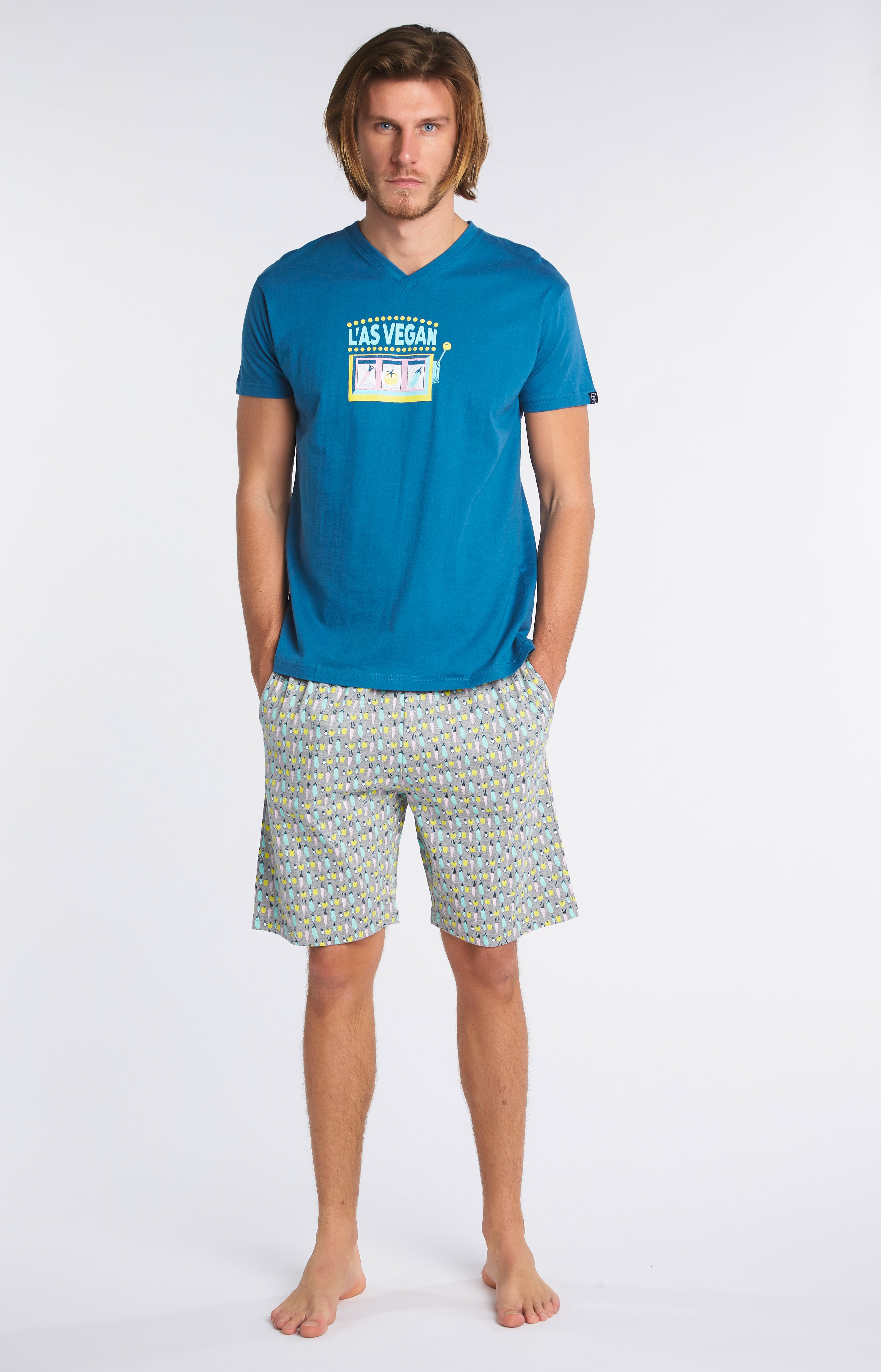 arthur-bob-vegan-pyjashort-homme-multicolore-coton-bio image 6