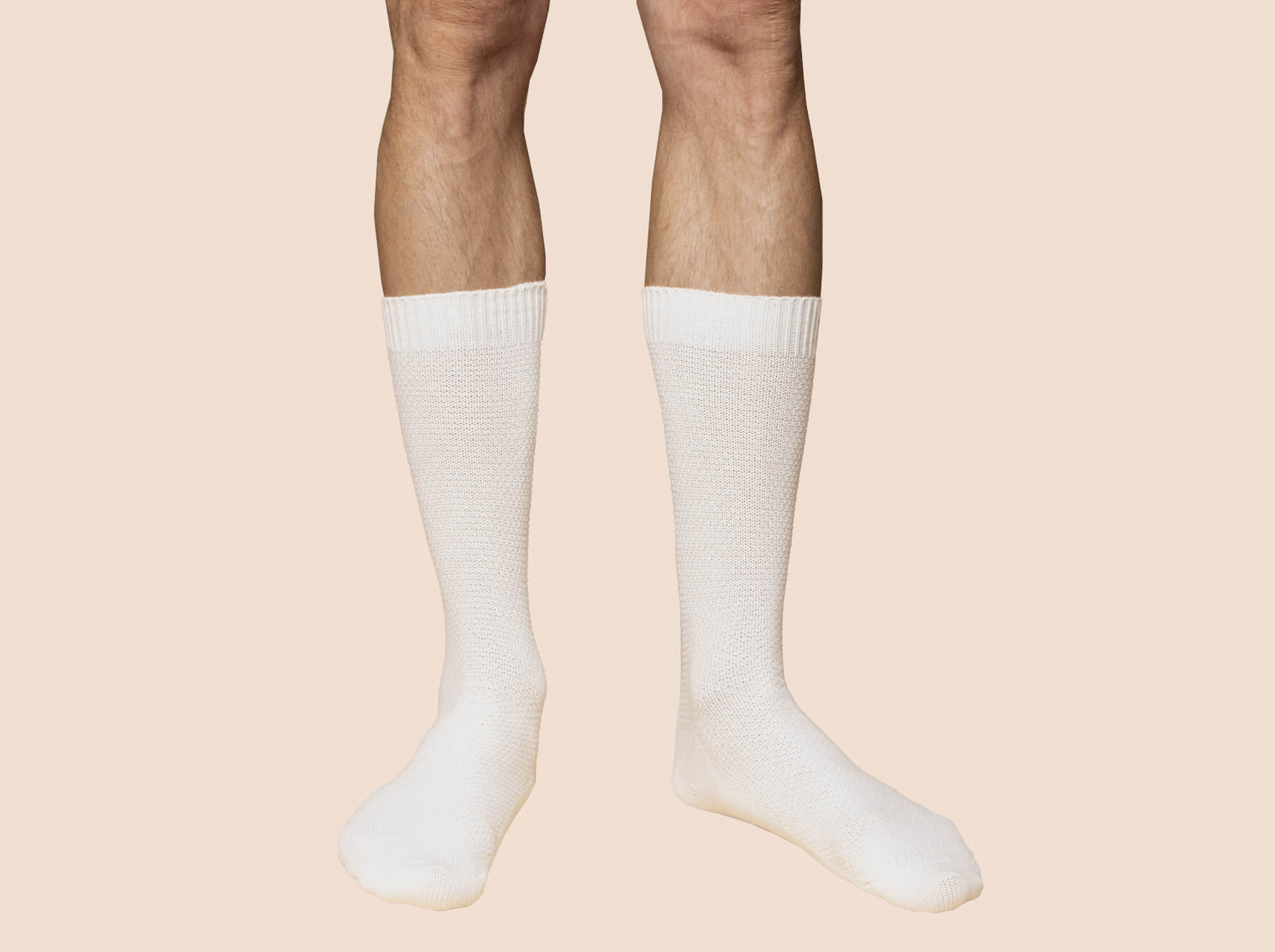 p-trone-chaussettes-gaufr-es-chaussettes-coton-bio-noir-39-42 image 3