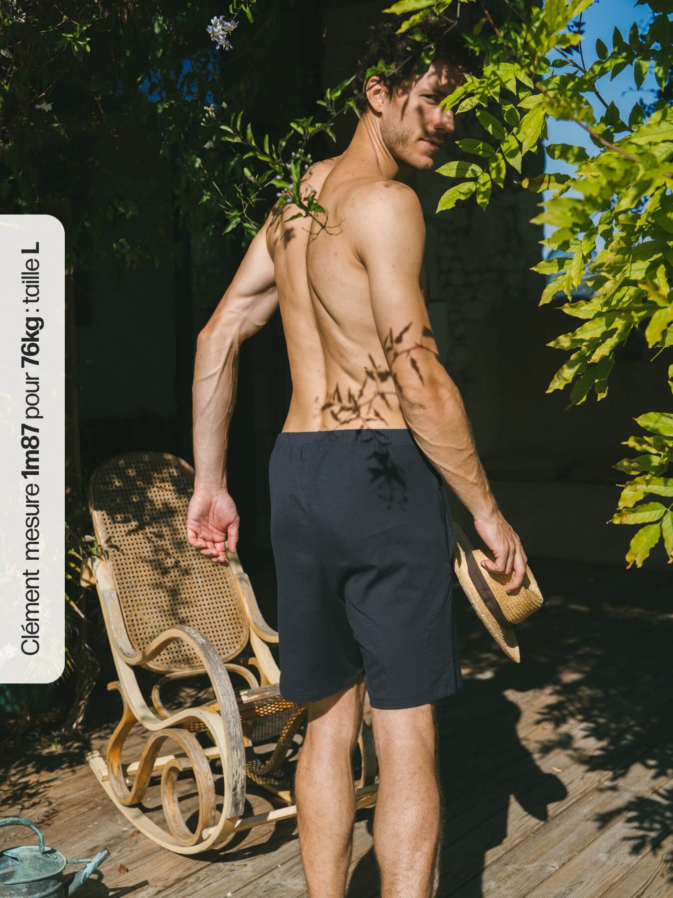 p-trone-short-de-pyjama-homme-coton-modal image 3