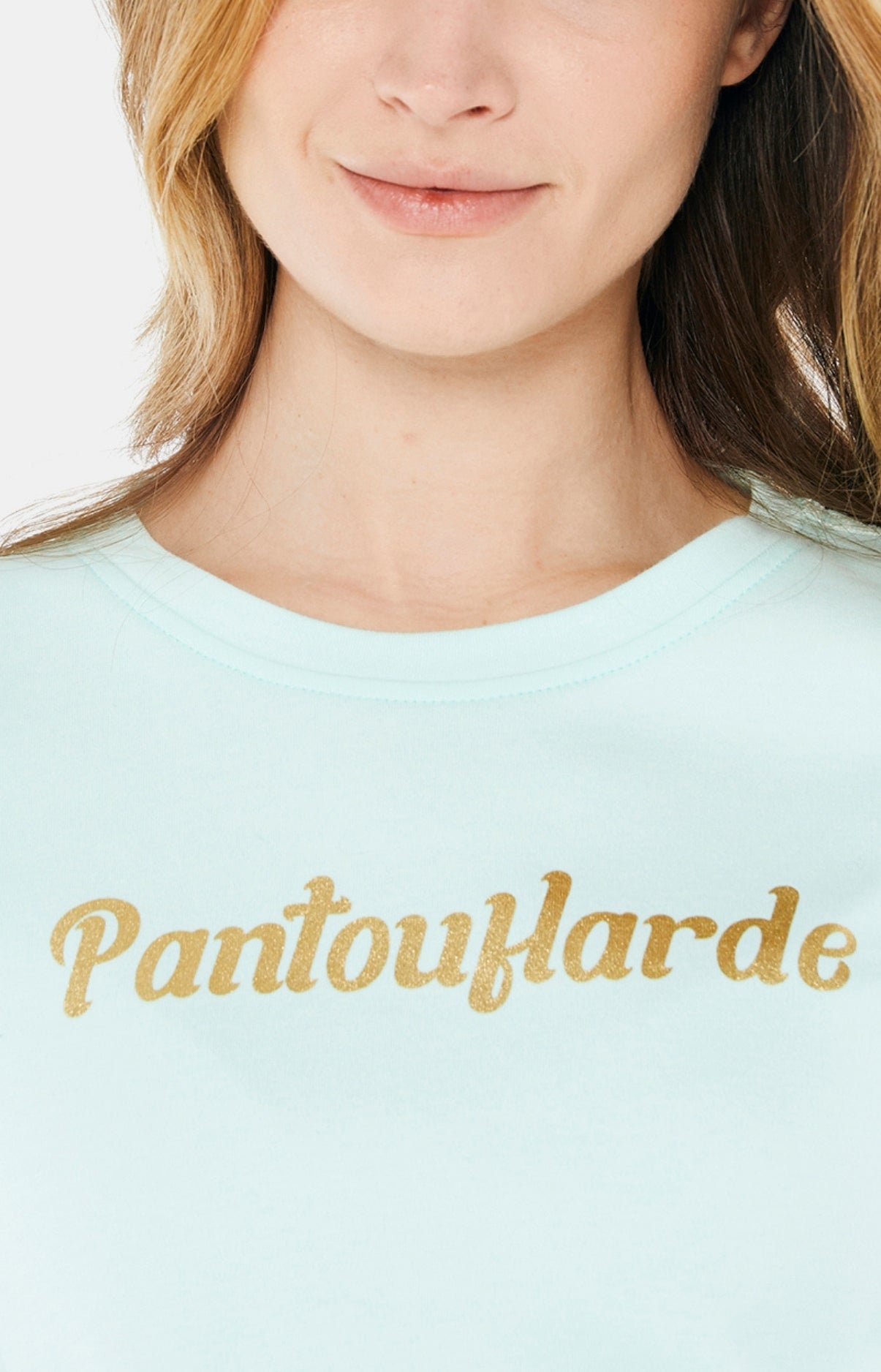 arthur-bob-pantouflard-ciel-pyjama-femme-ivoire-coton-bio image 2