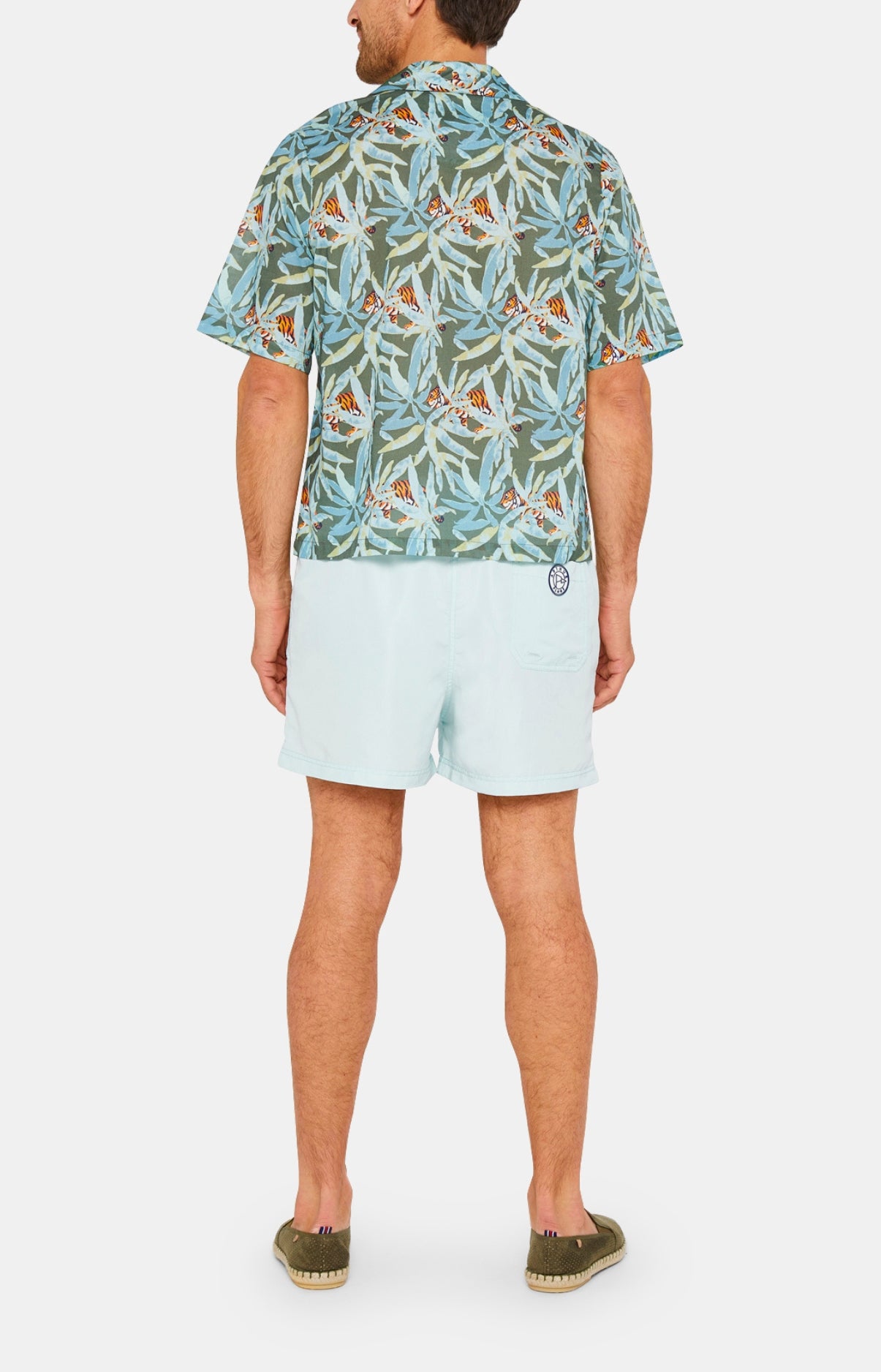 arthur-bob-tigre-chemise-manches-courtes-kaki-l-coton image 4