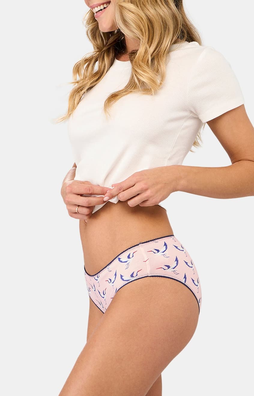 arthur-bob-birdie-culotte-femme-coton-bio-poudre image 2