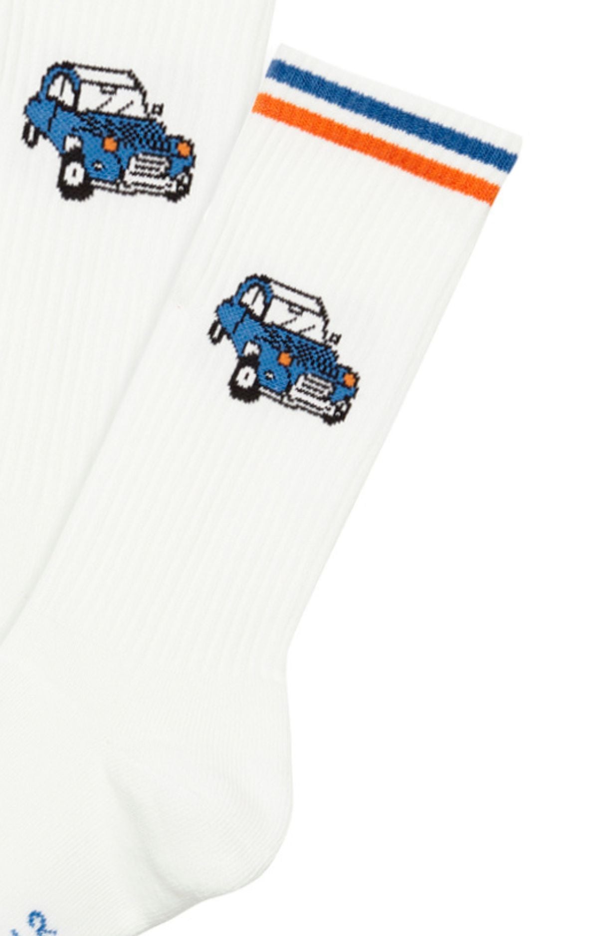 arthur-bob-chaussettes-tennis-2cv-ivoire-40-46-coton image 2