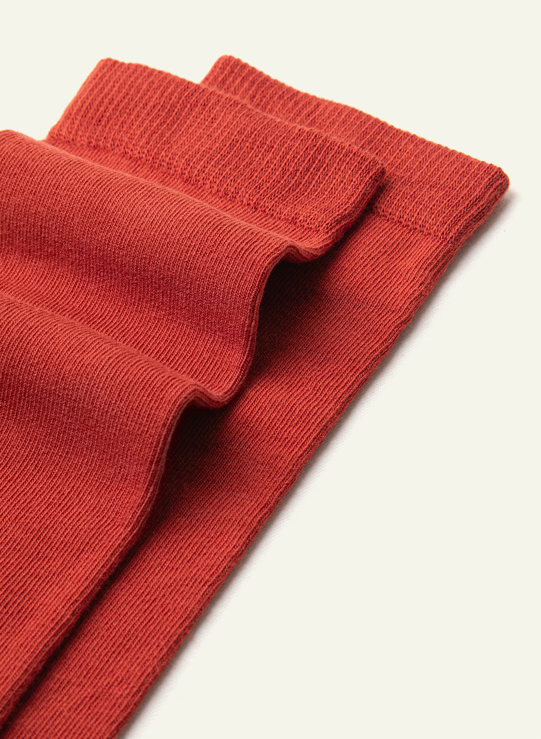 archiduchesse-de-ville-chaussettes-rouge-brique-coton image 4
