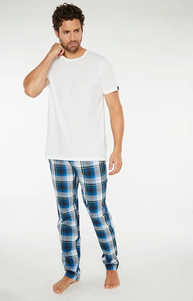 arthur-bob-917-pantalon-pyjama-homme-bleu-m-coton image 1