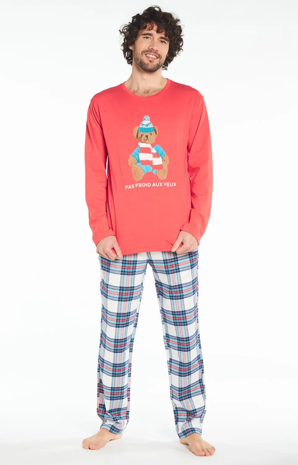 arthur-bob-pas-froid-aux-yeux-pyjama-homme-neige image 1