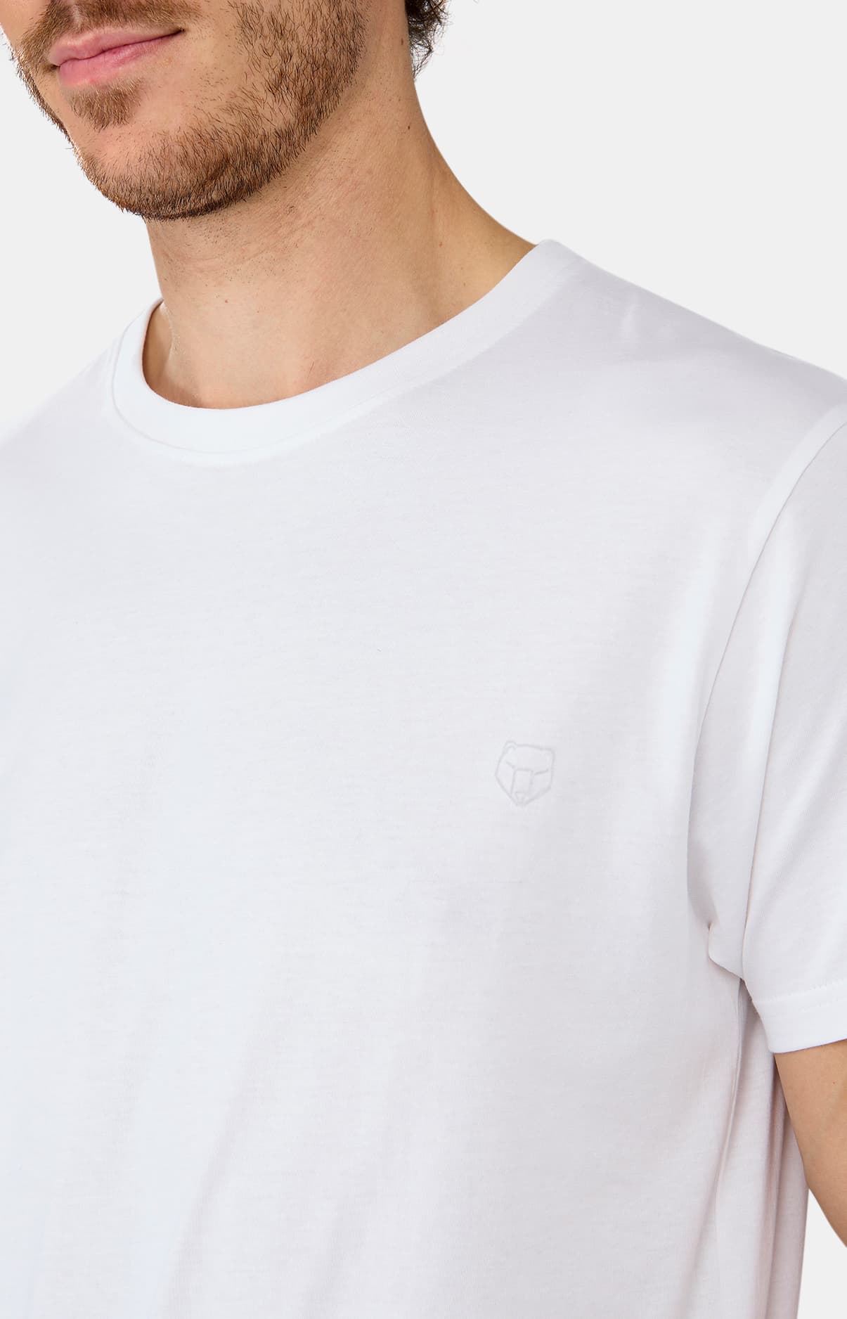 arthur-bob-tee-shirt-coton-l-ger-blanc-homme-m image 2