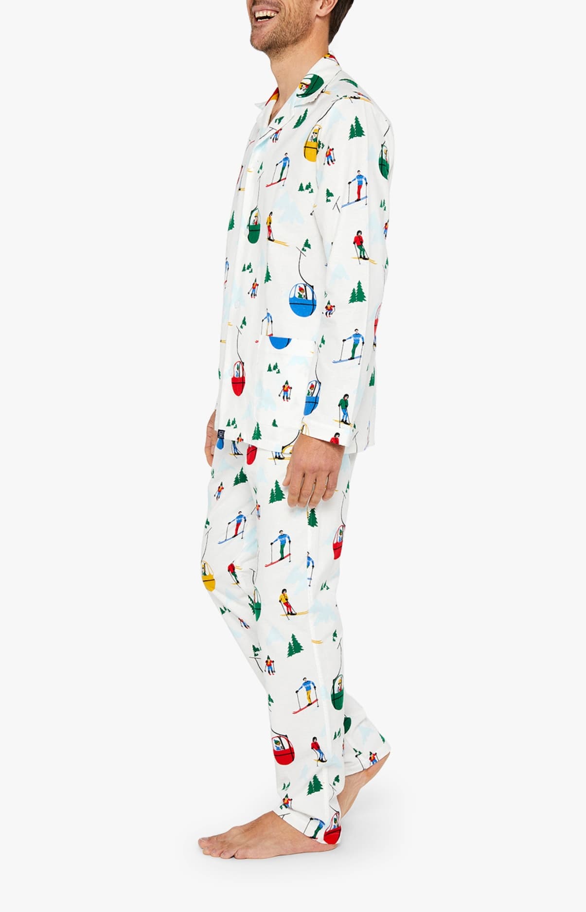 arthur-bob-mont-pyjama-pilou-blanc-homme-coton image 1