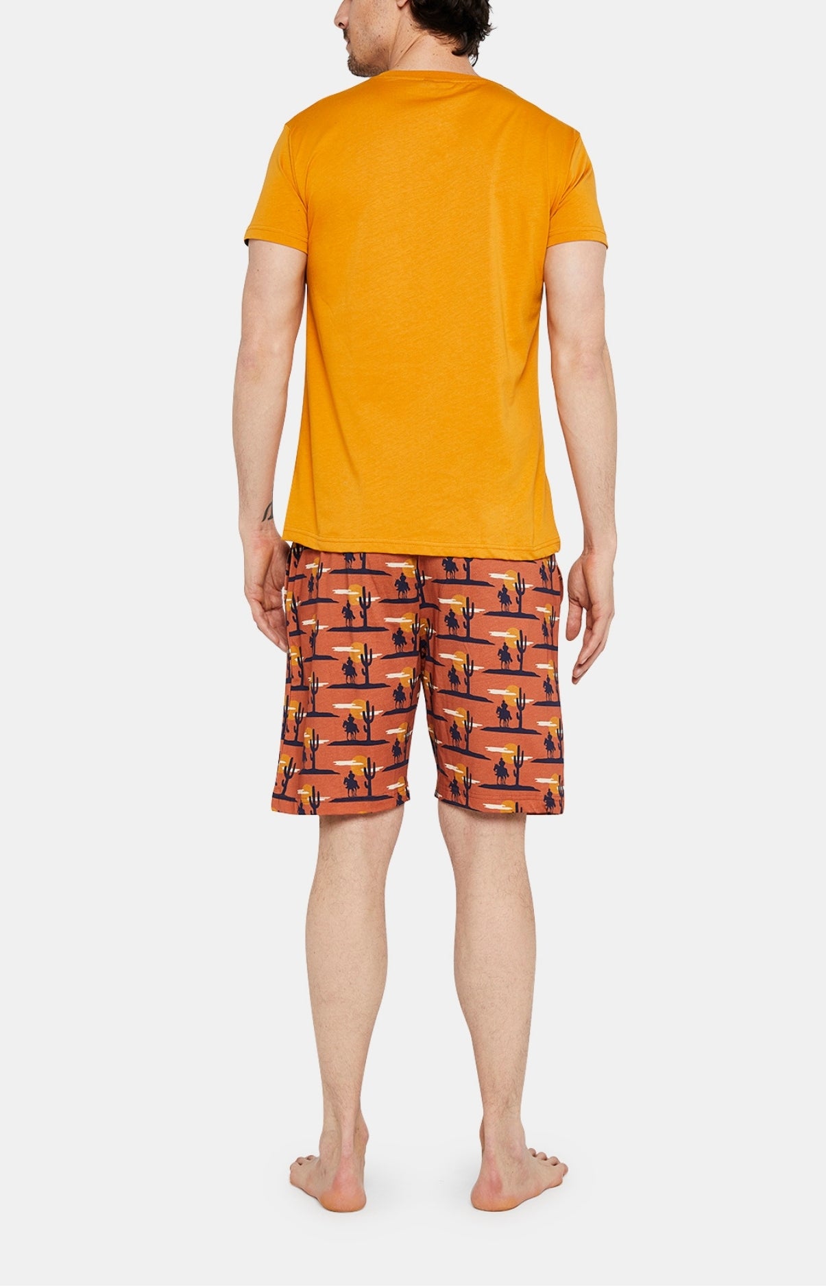 arthur-bob-a-l-ouest-pyjashort-homme-cognac-taille-l image 5