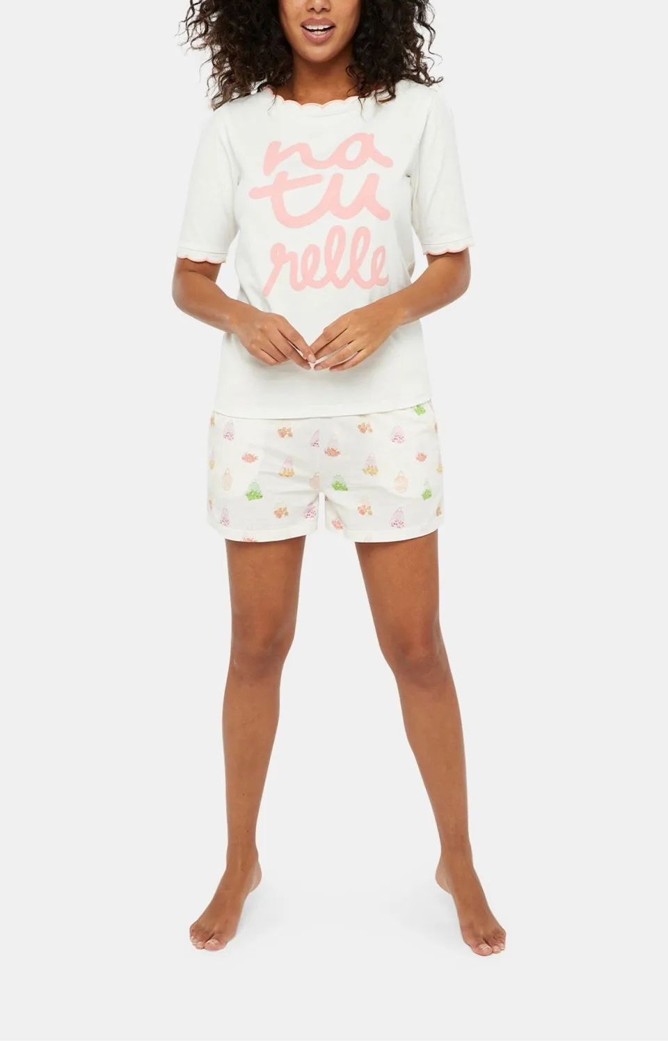 arthur-bob-tutti-frutti-pyjashort-femme-coton-bio image 1