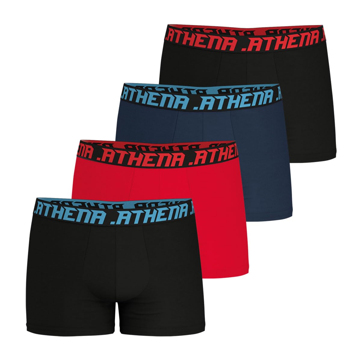 athena-my-petit-prix-lot-4-boxers-homme-coton-stretch-gris-bleu image 5