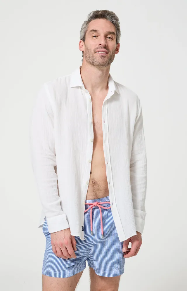 arthur-white-chemise-gaze-coton-homme-blanc image 1