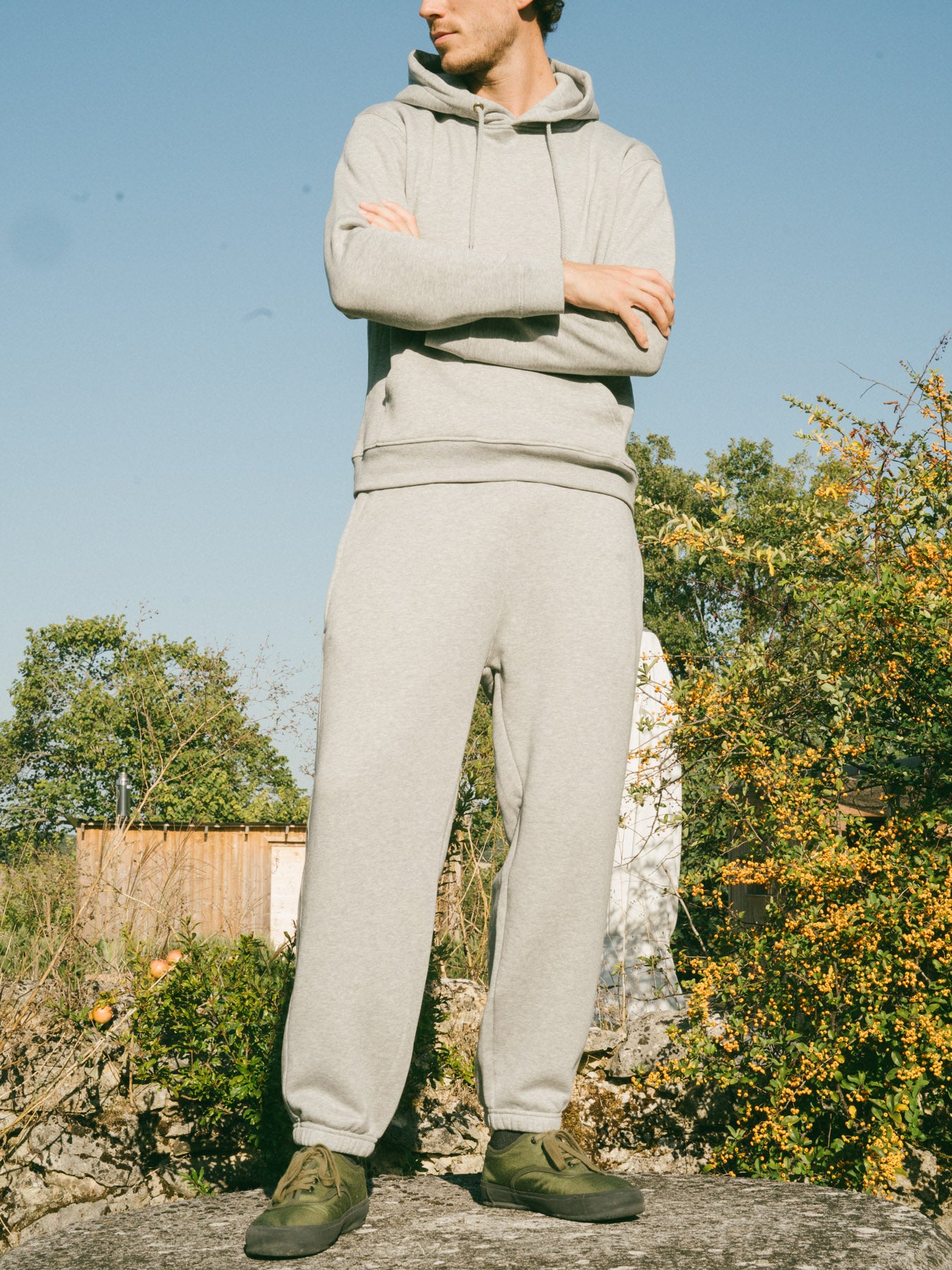 p-trone-jogging-pantalon-pyjama-bleu-marine-coton-bio image 8