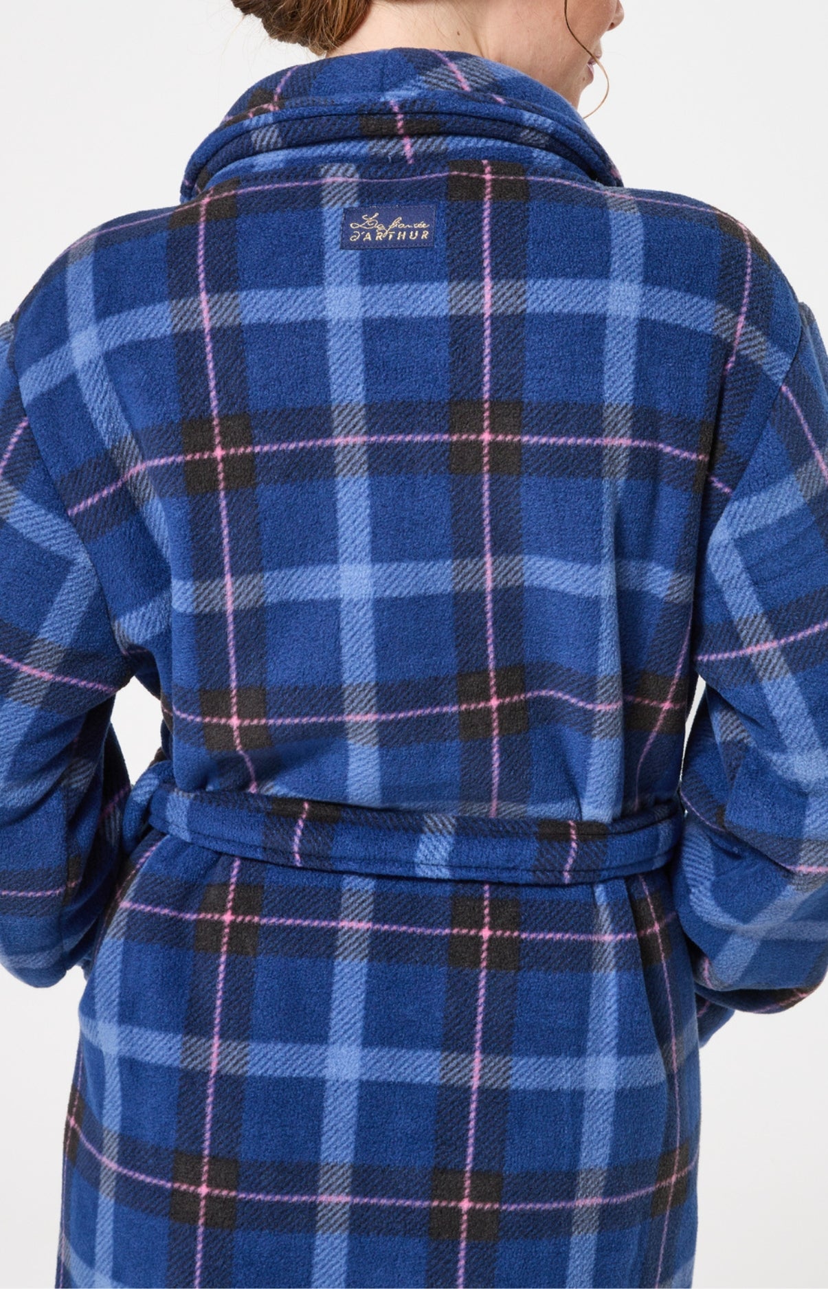 arthur-bob-romy-robe-de-chambre-femme-marine-polaire image 4
