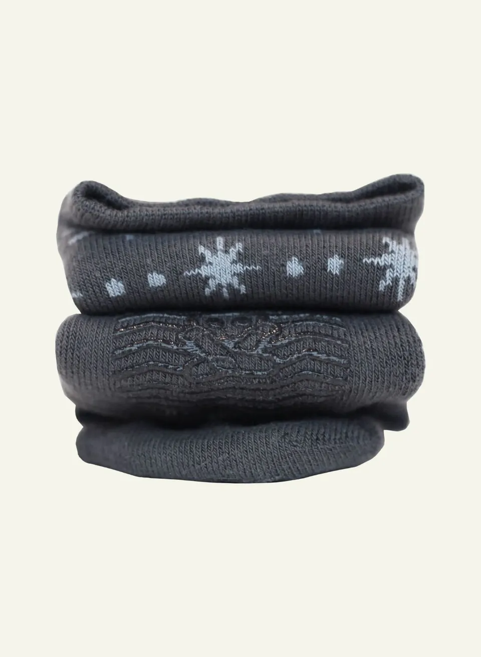 archiduchesse-cocooning-chauchons-gris-chaussons-antid-rapants image 1