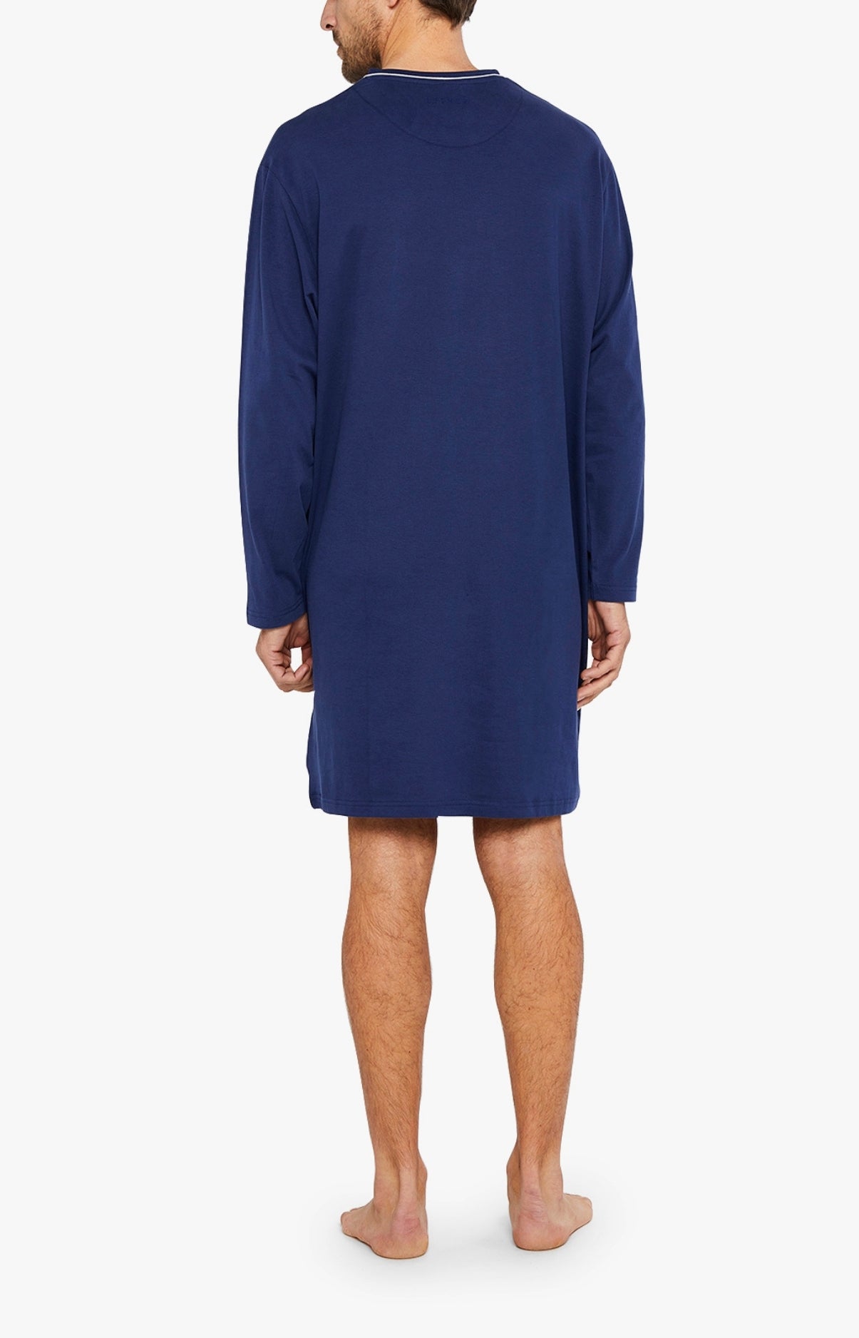 arthur-bob-lewis-maxi-chemise-de-nuit-marine-tu-coton-bio image 5