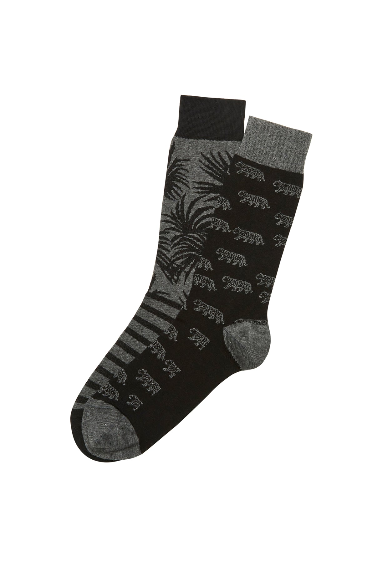 arthur-bob-les-associ-s-tigre-chaussettes-noir image 1