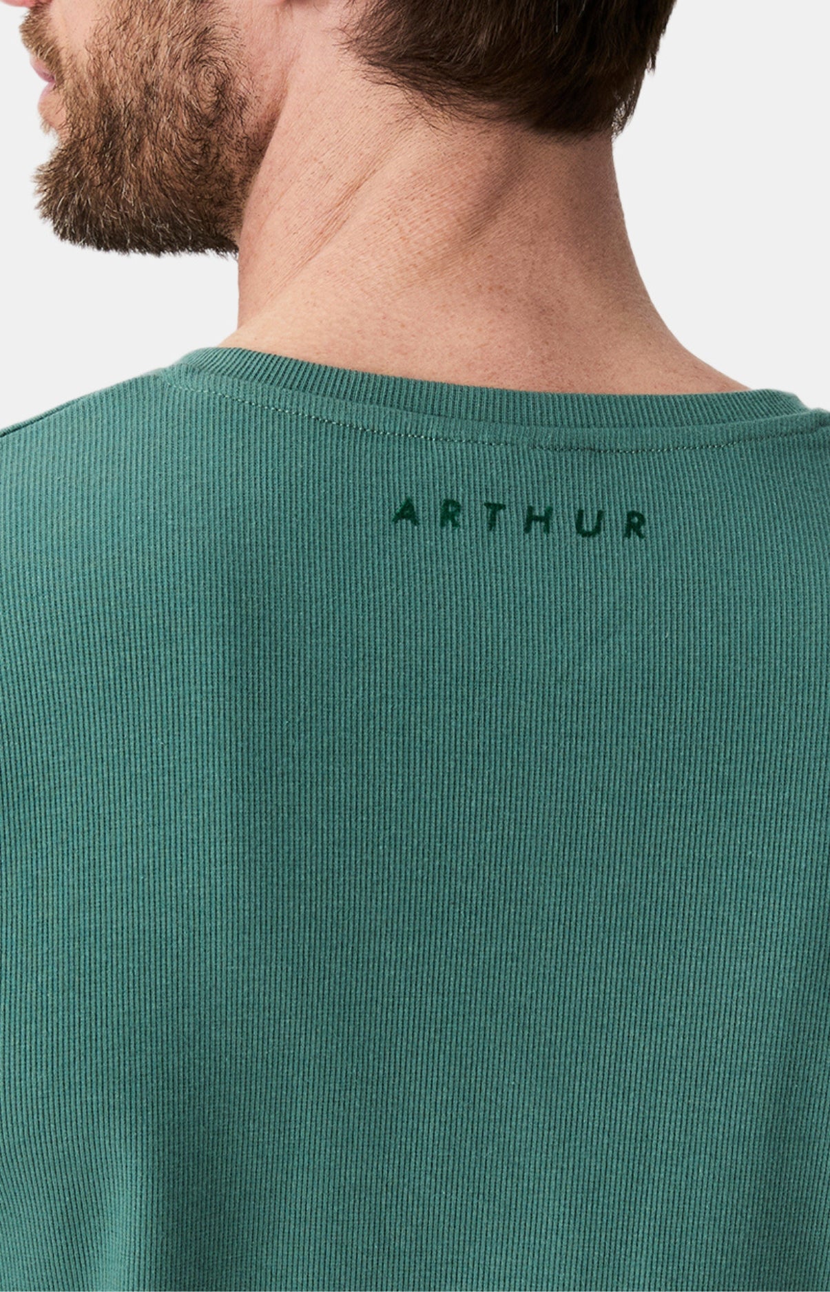 arthur-bob-lichen-tee-shirt-homme-manches-longues-sauge image 6