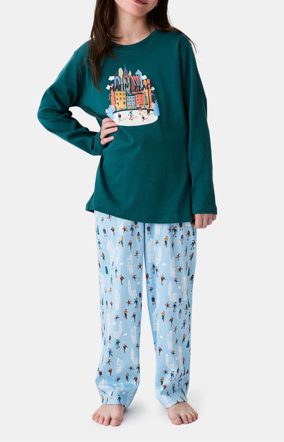 arthur-matin-glace-pyjama-enfant-coton-ciel-manches-longues image 5