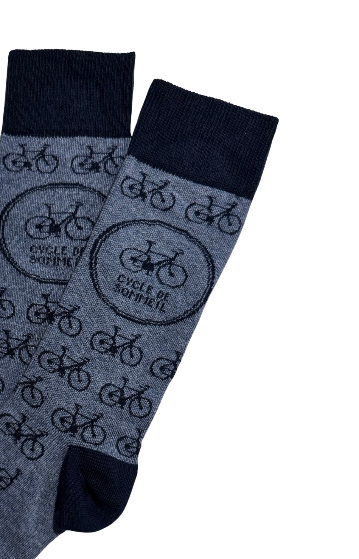 arthur-cycle-de-sommeil-chaussettes-homme-coton-bleu image 2
