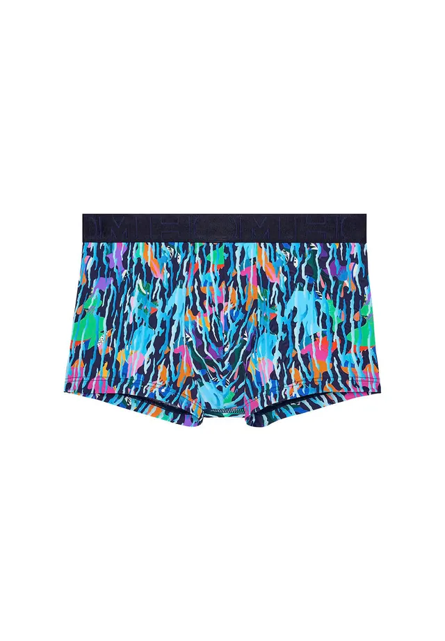 hom-funky-styles-trunk-boxer-homme-bleu-marine-imprim image 1