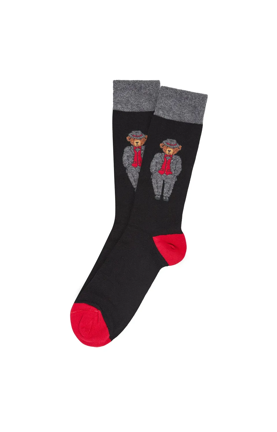 arthur-bob-charles-chaussettes-homme-noir-coton-bio image 1