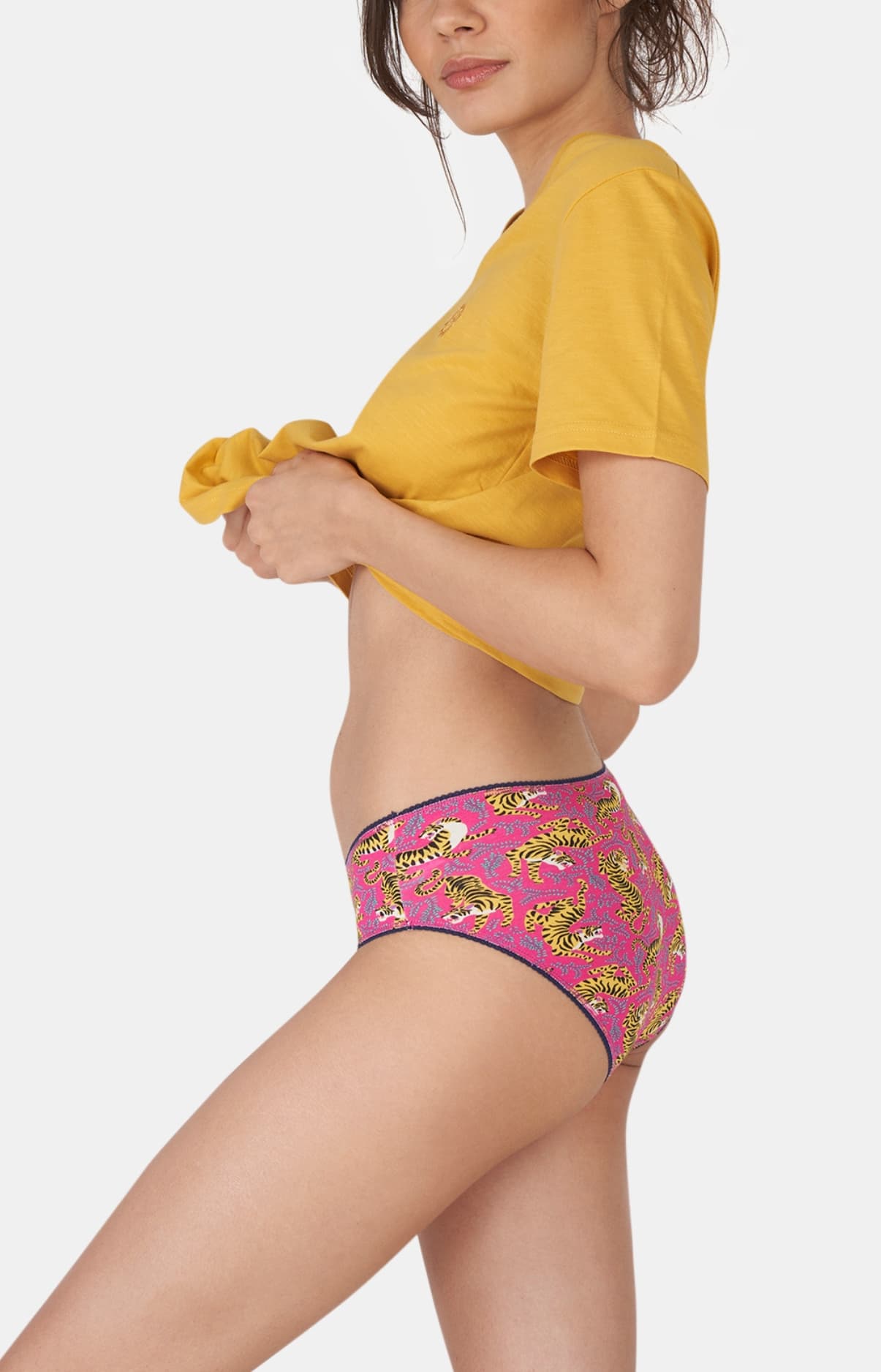 arthur-bob-culotte-coton-bio-tigre-rose-fushia image 2
