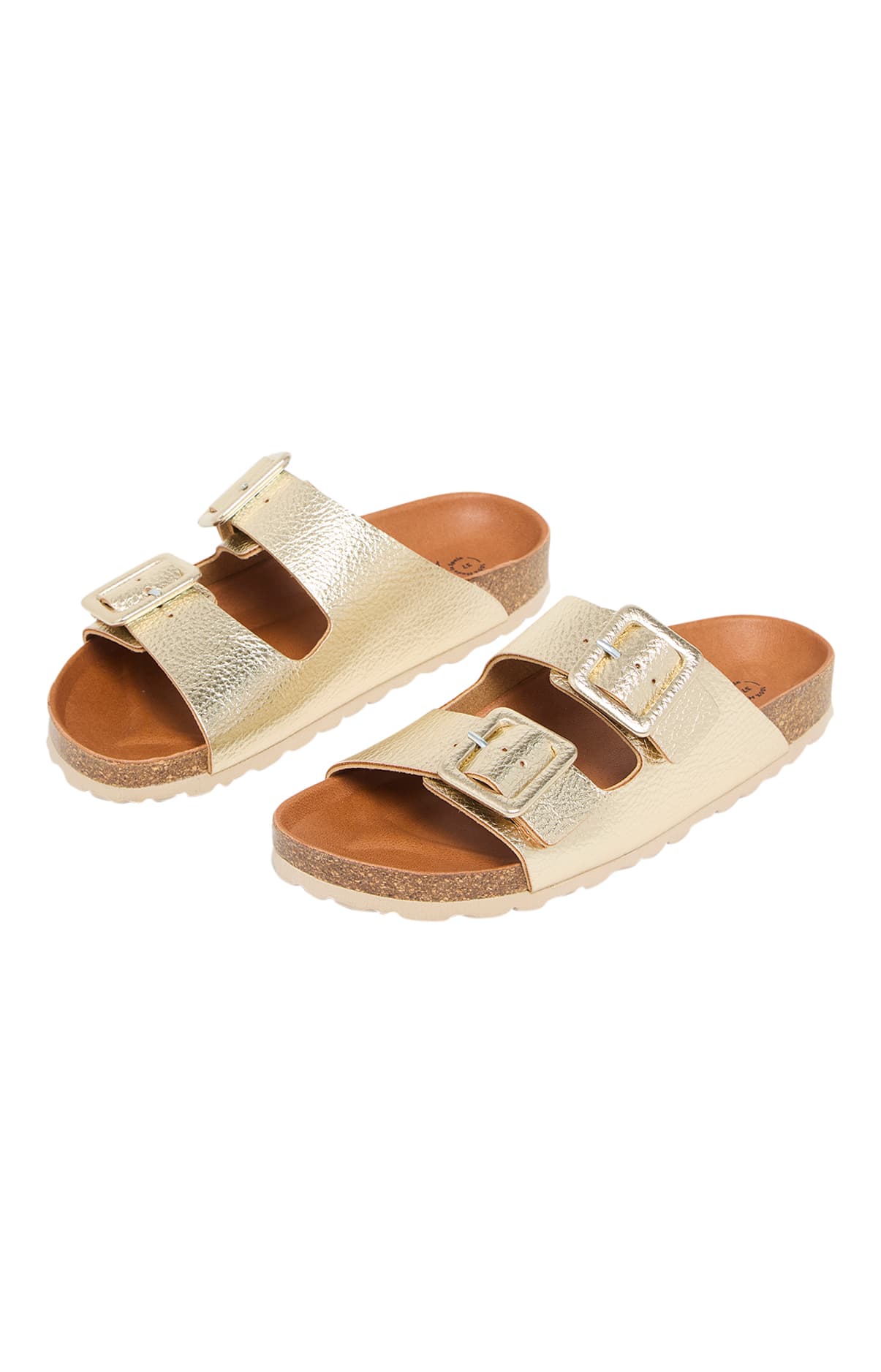arthur-bob-sandales-cuir-mules-femme-gold image 2