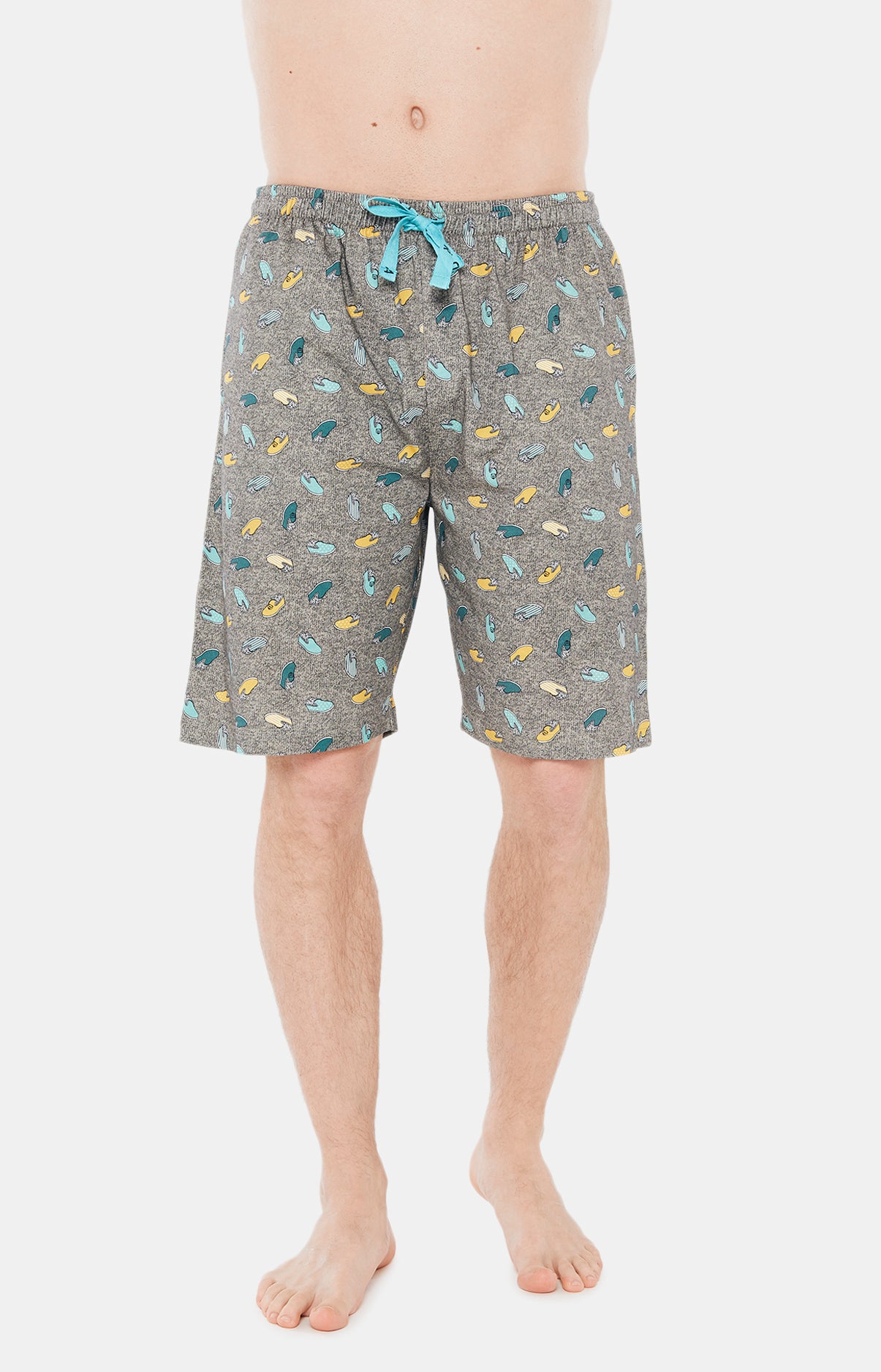 arthur-bob-pantouflard-pyjashort-coton-bio-anthracite-l image 5