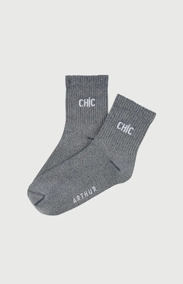 arthur-bob-chic-chaussettes-femme-coton-marine-36-40 image 1