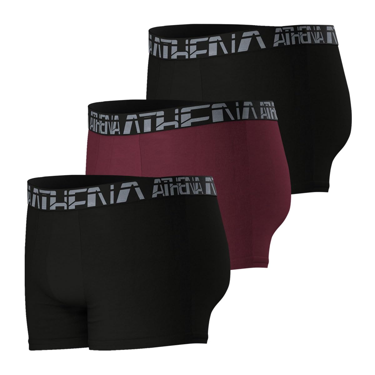 athena-720-stretch-micro-boxer-homme-x3-noir-taille-m image 2