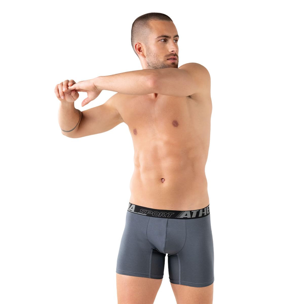 athena-air-fit-lot-3-boxers-longs-homme-sport-coton image 7