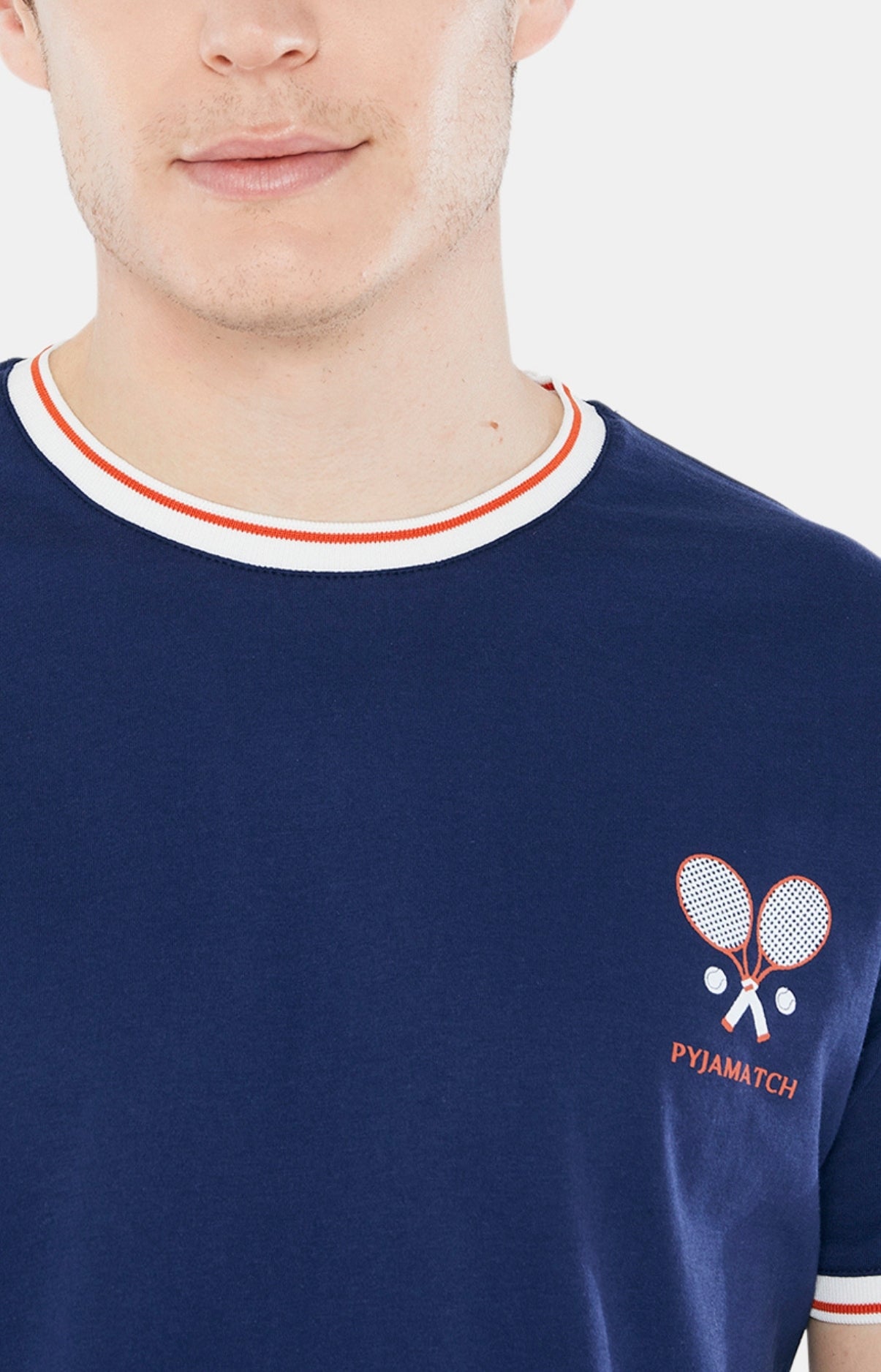 arthur-bob-pyjashort-roland-garros-cru-coton-bio image 2