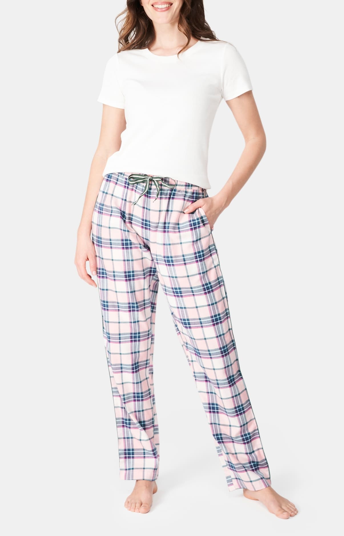 arthur-bob-ines-pantalon-pyjama-pilou-rose image 1