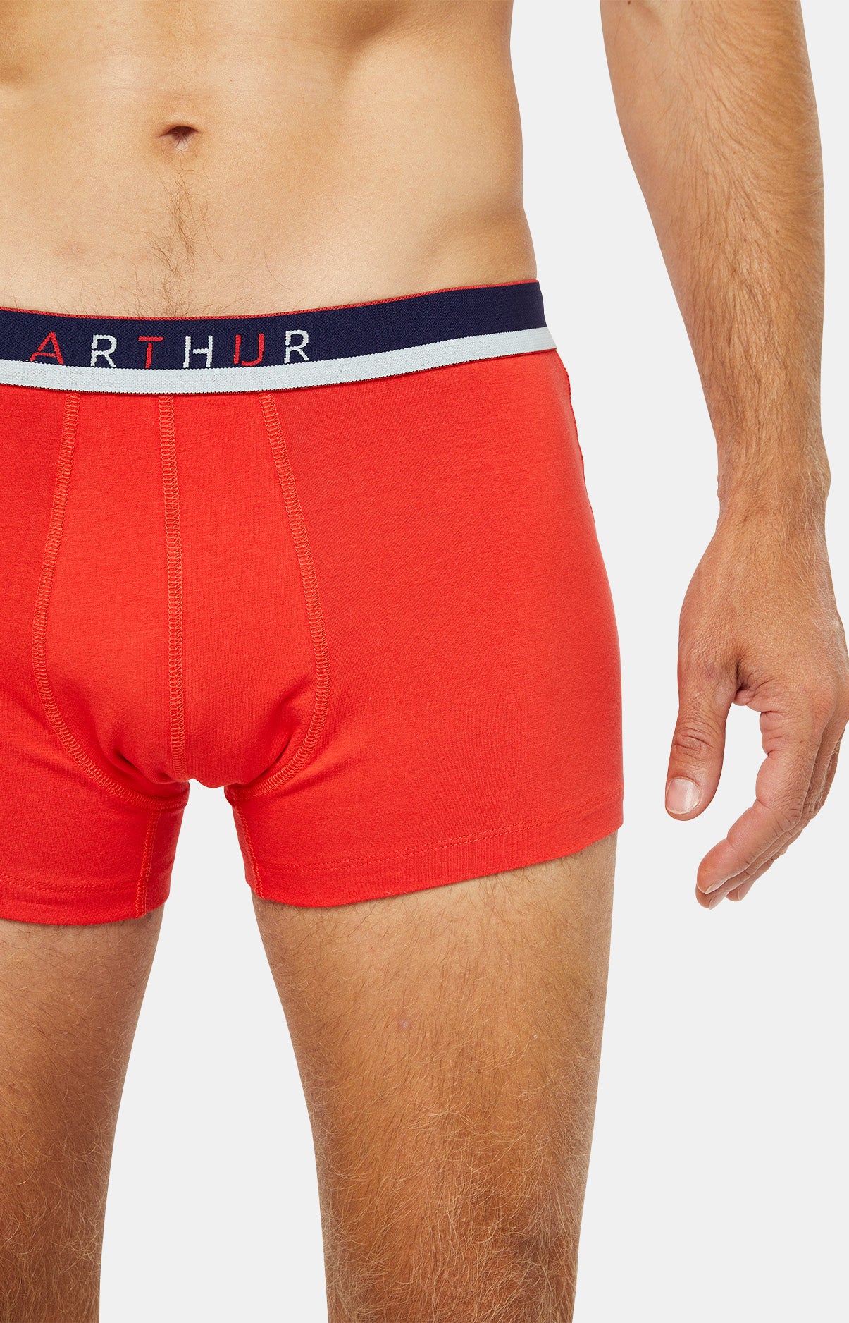 arthur-bob-boxer-slipp-rouge-homme-coton-bio-uni image 3