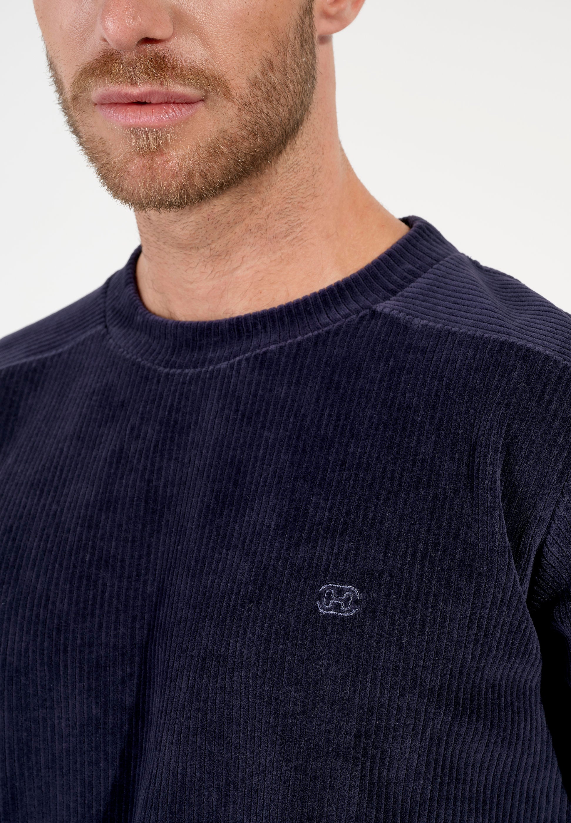 hom-ronnie-surv-tement-homme-bleu-marine-velours image 5