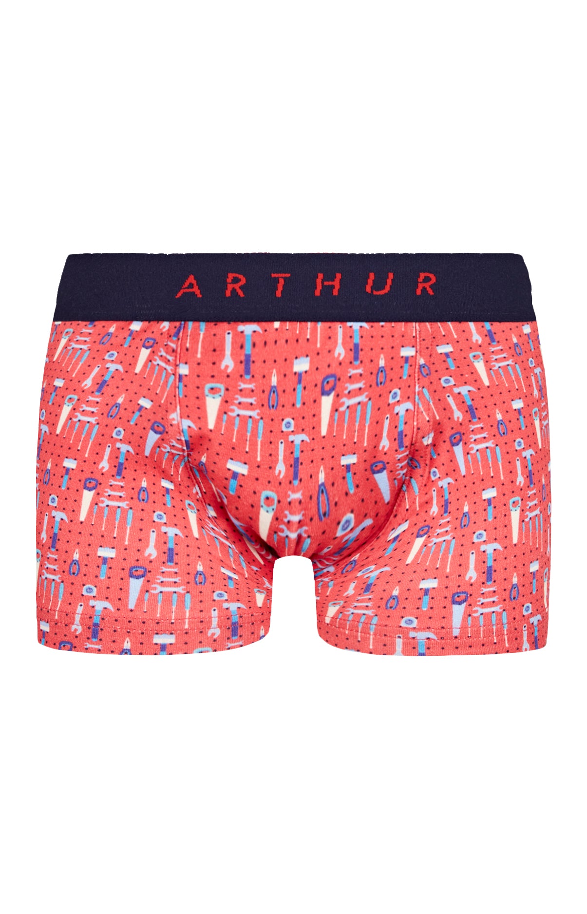 arthur-bob-boxer-enfant-bricolage-rouge-coton-bio-gar-on image 3