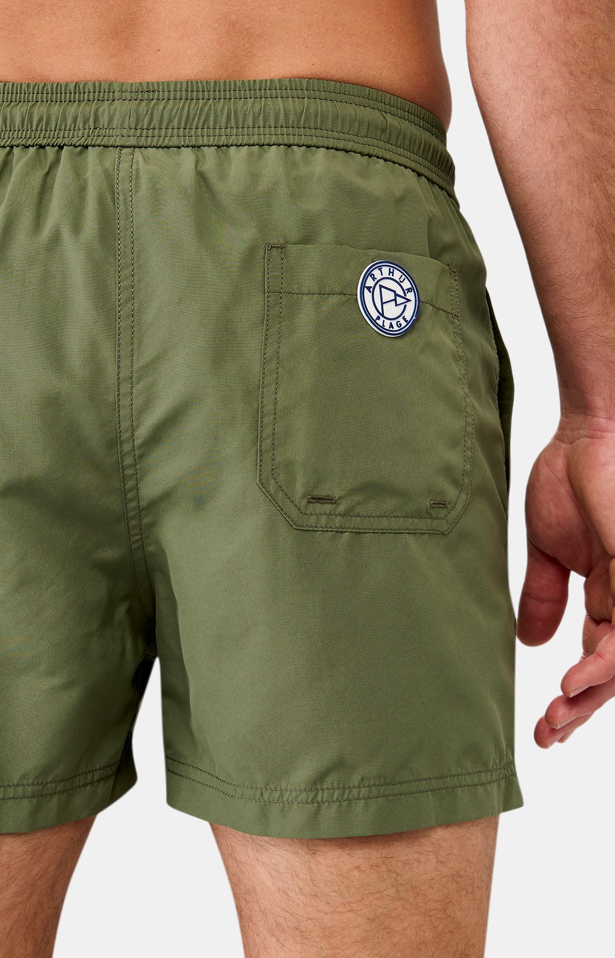 arthur-bob-short-de-bain-homme-polyester-recycl-kaki image 6
