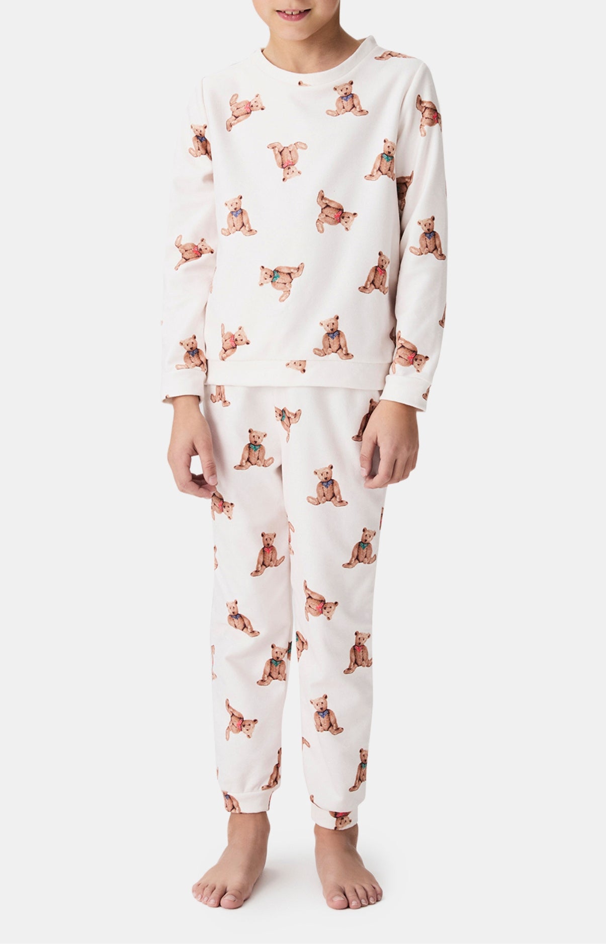 arthur-bob-old-teddy-pyjama-enfant-polaire-ivoire image 4