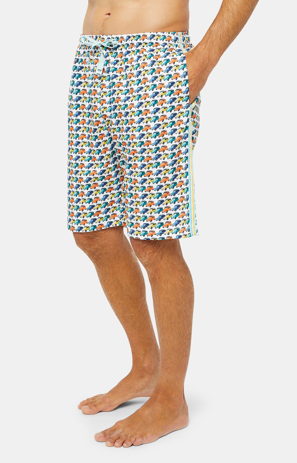 arthur-bob-2cv-pyjashort-homme-multicolore-coton-bio image 5
