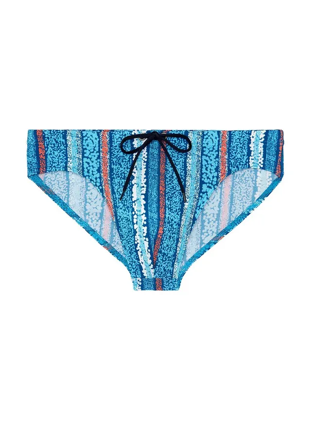 hom-h-fresh-harrisson-slip-de-bain-turquoise-imprim image 1