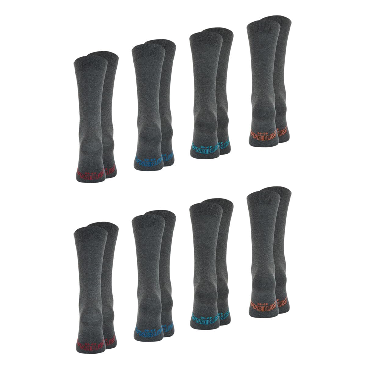 athena-ecopack-lot-8-mi-chaussettes-homme-39-42 image 3