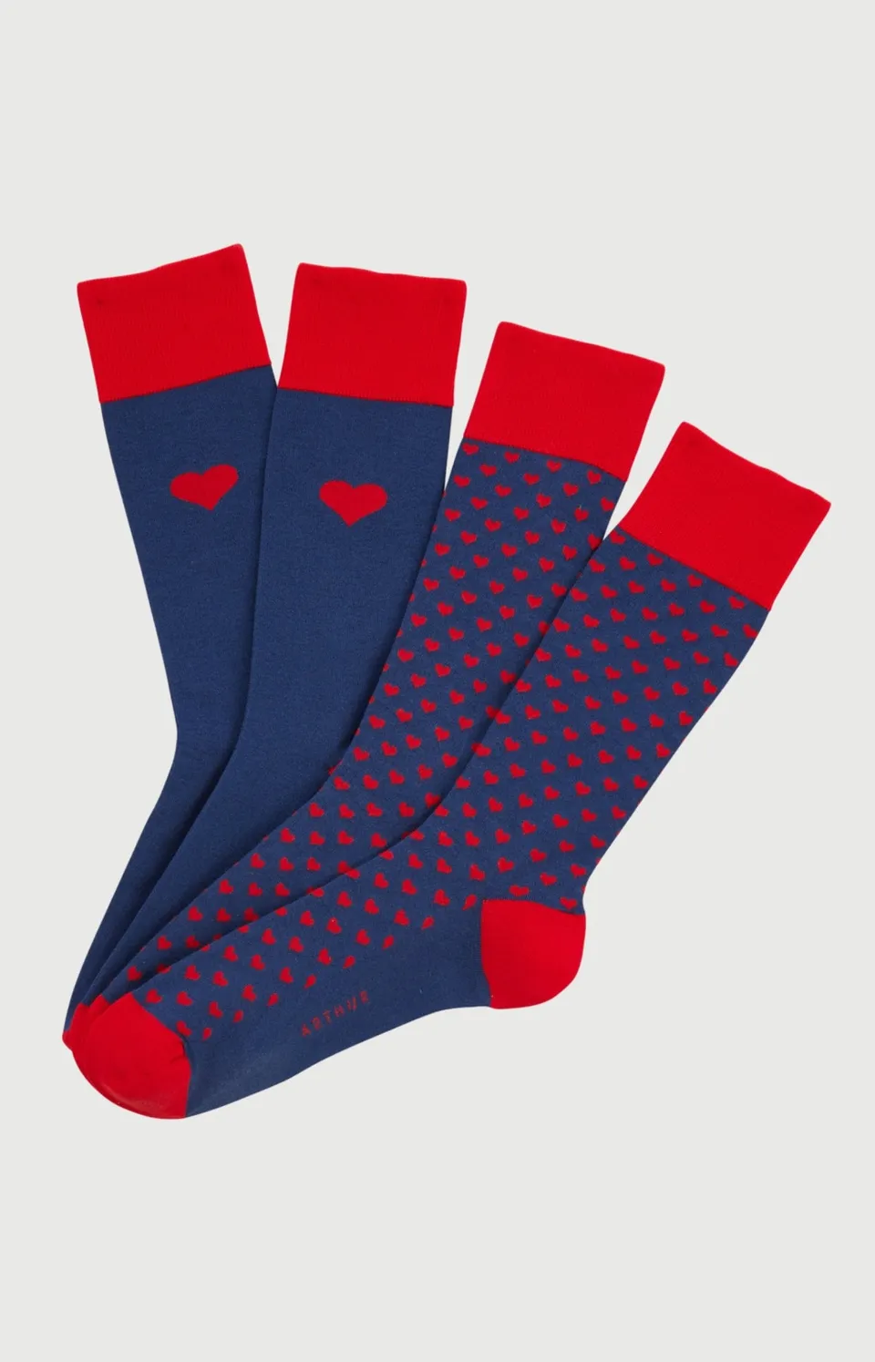 arthur-bob-pack-2-chaussettes-marine-coton-homme image 1