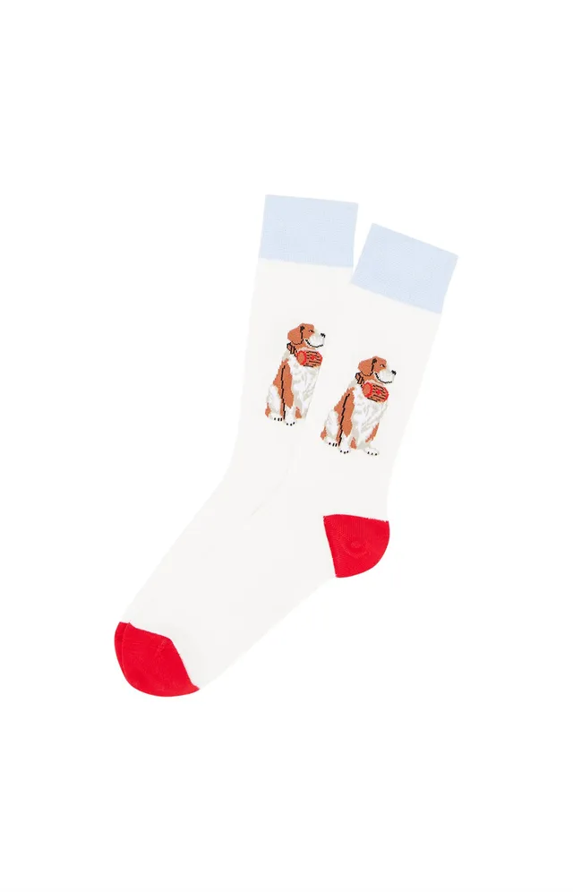 arthur-bob-wouf-chaussettes-homme-coton-bio-cru-40-46 image 1