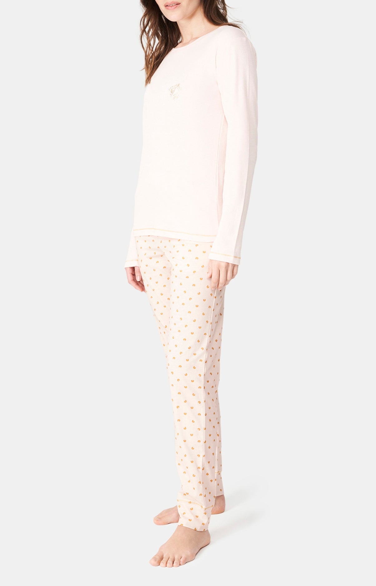 arthur-bob-petit-croissant-pyjama-femme-rose-coton-bio image 4