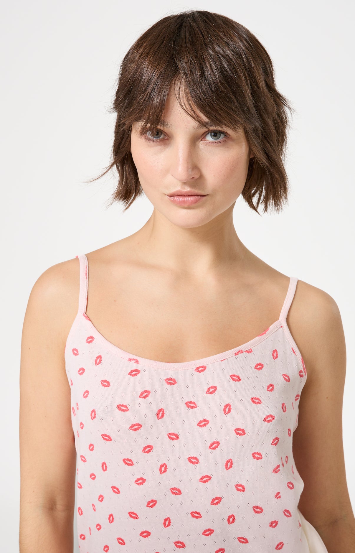 arthur-bob-kiss-pyjashort-femme-nude-3-pi-ces-coton-bio image 2